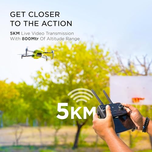 Image of IZI Sky Pro 4K Camera Drone, 540 Obstacle Avoidance, UHD 20MP, 5KM Live Video, 32 Mins Flight, 3-Axis Gimbal, 4X Zoom, Wide Angle, Vertical Shooting, 10+ Flying Modes, RTH, GPS UAV, 1-Year Warranty