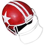 HOMSFOU Resin Helm Modell Jugend Fußball Kostüm Helme Rugby Helm Modell Ornamente Für Zuhause Tischdekoration Geschenk