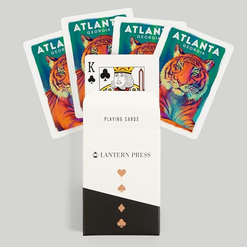 Baraja de 52 cartas estilo póker Atlanta Georgia miniatura 6