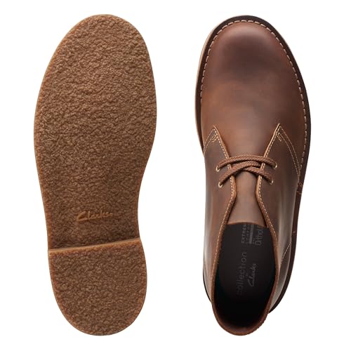Clarks Collection Men's Bushacre 3 Chukka Boot, Beeswax Leather, 12 Medium US by Clarks - Image 8