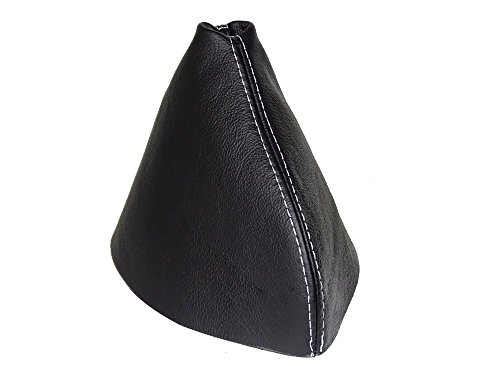 The Tuning-Shop for Chrysler PT Cruiser 2004-10 Shift Boot Black Genuine Leather White Stitching