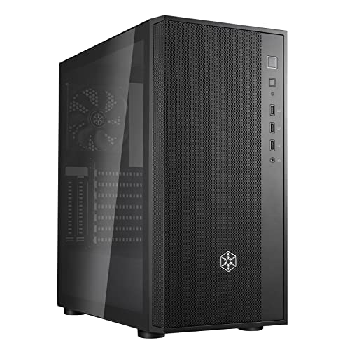 Image of Silverstone Technology FARA R1 V2, Black Tempered Glass Side Panel, Mid-Tower ATX Case, SST-FAR1B-G-V2