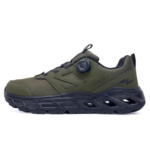 HQHEMO Mens Wide Running Tennis Shoes with Arch Support Orthotic Shoes for Plantar Fasciitis Pain Relief Outdoor Walking Hiking Sneakers Size 10.5 DarkGreen