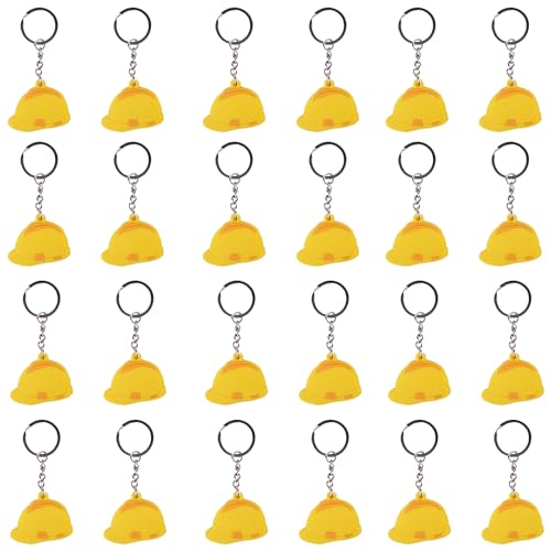 Porte-clés chapeau de construction pour animer un anniversaire sans stress