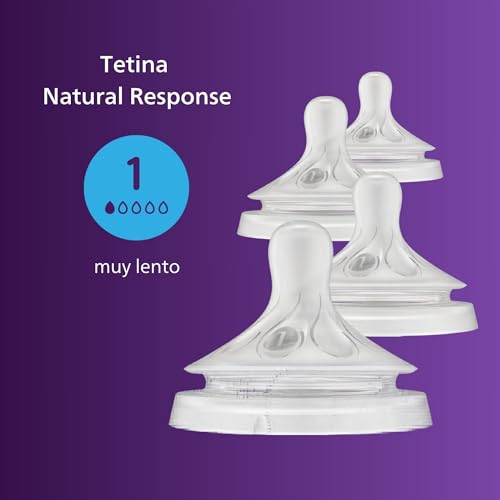 Image of Philips Avent Natural Response Nipples, Extra Slow Flow (Flow 1), 4-Pack, SCY961 /44