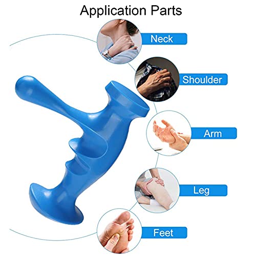 Dioche T-Shaped Deep Tissue Trigger Point Massager #TOP12