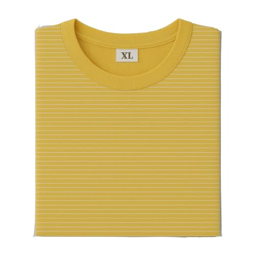 Image of Children's Striped Cotton T-Shirt, Classic Design, Multiple Colors, Age 1-7