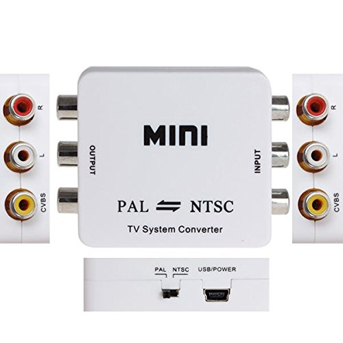 PAL/NTSC to PAL/NTSC Bi Directional TV Format System Converter Box Adapter