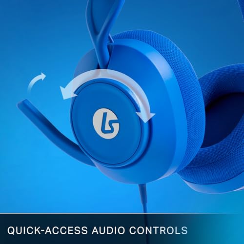 LucidSound LS10X Gen 2 Wired Gaming Headset for Xbox Series X|S - Blue, Officially Licensed, Designed for Comfort, Quick-Access Audio Controls, Premium Audio, flip-to-Mute Boom mic by PowerA - Image 6