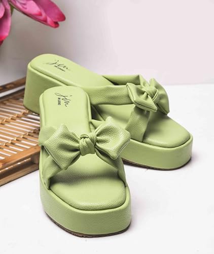 Image of JM LOOKS Women's Open Toe Platform Wedge Sandals | Fashionable with Unique Upper Detail