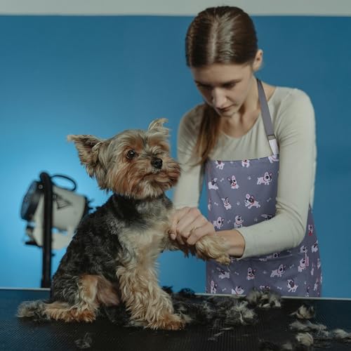 Zihuatailor wasserdichte Hundeschürze für Frauen Kochen, Hundepflege, Geschirrspülen - leichte Küche & Reinigung Schürze