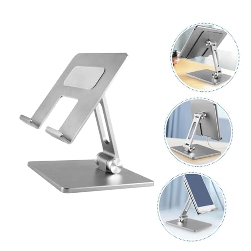 Base ajustable para laptop de aluminio Plata miniatura 6