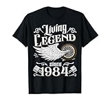 Motorcycle Vintage 1984 37th Birthday Men Living Legend 1984 T-Shirt