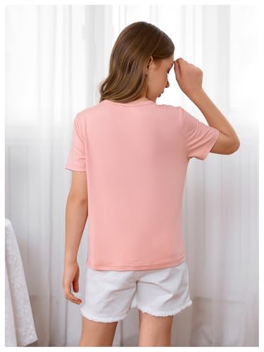 WDIRARA Girl's Strawberry T Shirt Graphic Tee Cute Crewneck Short Sleeve Top2