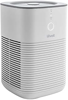 LEVOIT Air Purifier for Home Bedroom, HEPA Fresheners Filter Small Room Cleaner with Fragrance Sponge for Smoke, Allergies, Pet Dander, Odor, Dust Remover, Office, Desktop, Table Top, 1 Pack, White