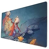 【十分なスペース】マウスパッドは大判で、サイズは実に奥行き400mm、幅750mmと、マウスパッドとしてだけでなく、 デスクマットとしても使えます。キーボードもマウスも全部載せて使っても問題ありません。これだけ大きいとパッドがズレたりすることもないため、安心してダイナミックなプレイができます。可動範囲の広さで手首への負担が大幅カット。 【安心の操作】表面は柔軟で、吸汗速乾、通気性の高い織物を採用して、あらゆるマウスに適合できます。滑りやすさとストッピングのバランスがよく、特にFPSで効果を発揮し...