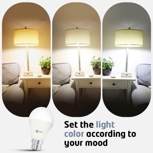 Image of Orient Electric Eternal Shine Moodlight B22 Base, Color Changing 9W LED Bulb, Pack of 3 (White, Warm White, Neutral White)