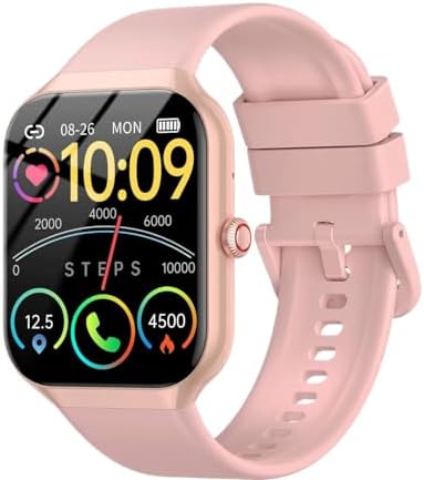 Reloj Inteligente Hombre Mujer, 1,96" Smartwatch Llamadas Bluetoo...