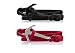Produktbild VIKINGS Anker Pärchen Armband 2er Set Leder Schwarz Rot, Leder BLK-RED:Schwarz/Schwarz - Rot/Silber