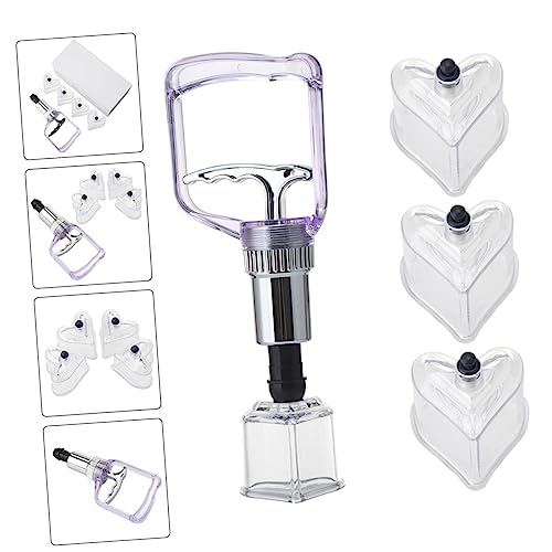 Ipetboom 1 set Bomba Manual de Ventosa para Terapia de Ventosas en Casa, Kit para Aliviar Dolor de Espalda, Cuello y Piernas, Masaje para Mejorar la Circulación miniatura 6