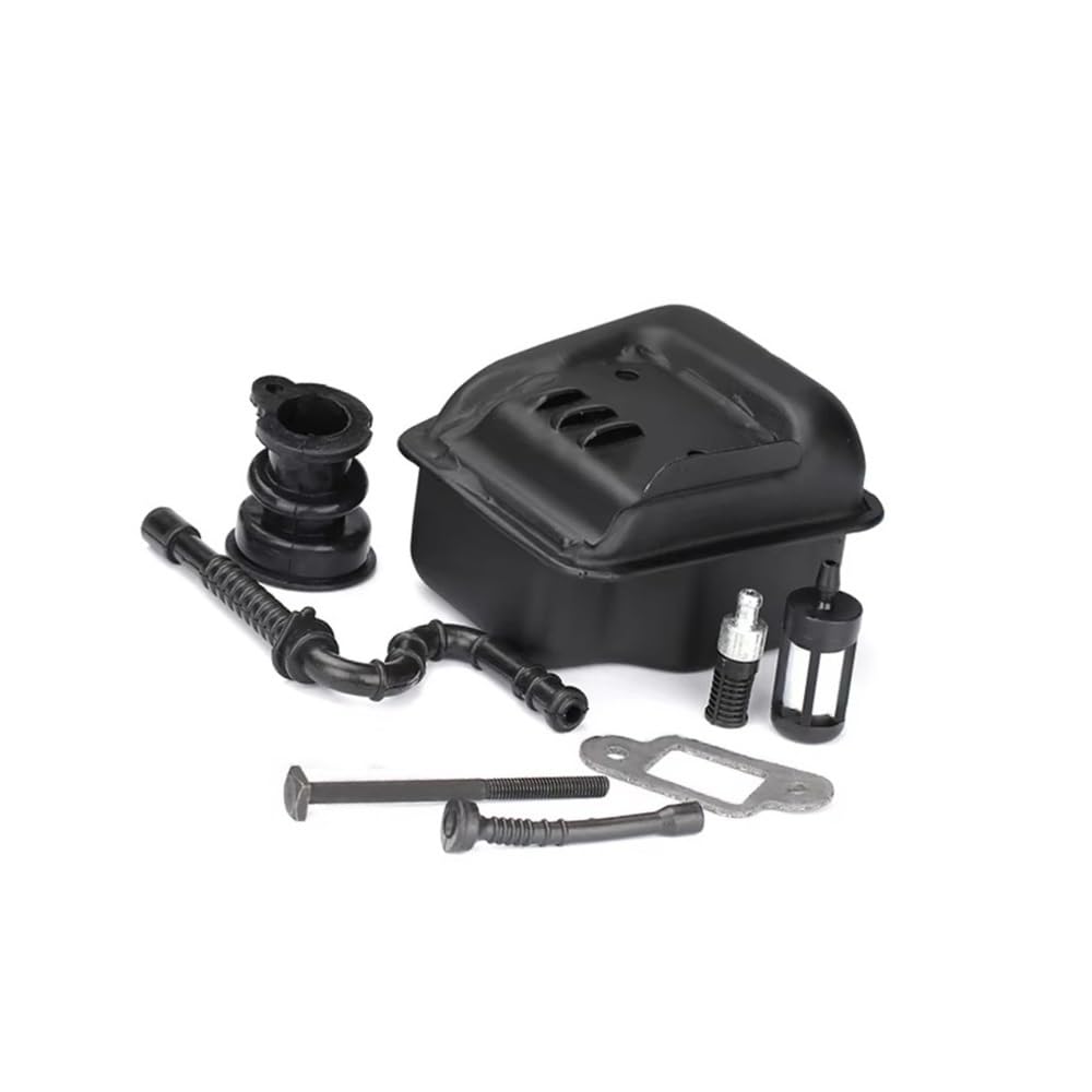 Silencieux tronçonneuse MS210 021 haute performance anti-fuite avec kit de visserie inclus