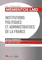 INSTITUTIONS POLITIQUES ET ADMINISTRATIVES DE LA FRANCE 9EME EDITION 2297055498 Book Cover