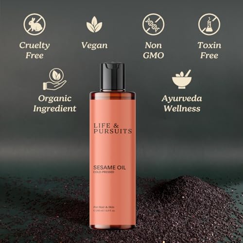 Life & Pursuits 8908008460340 100% Cold-Pressed Unrefined Sesame Oil thumb #3