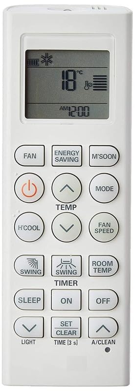 S-CAT Air Conditioner Remote Compatible with LG Split AC Remote Control | Universal AC Remote Replacement | Works with Inverter & Non-Inverter Models | Easy Setup & Strong Signal | AC-36I White
