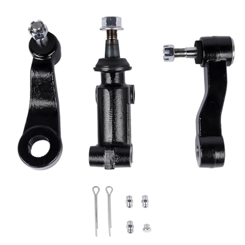Fizzvex Front Idler Arm Idler Bracket Pitman Arm 3 Grooves Splines Replacement for GMC Sierra 2500 3500 HD Hummer H2 13471378 19168473