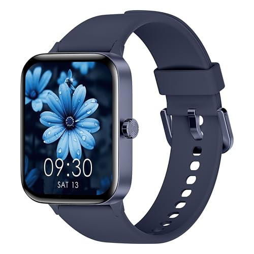KIUVKAS Reloj Inteligente Mujer Hombre, 1.95' Smartwatch con Funciún Llamadas y Recordatorio del Mensaje, Smart Watch con 140+ Modos Deporte, Oxímetro, Monitoreo del sueño, para Android iOS