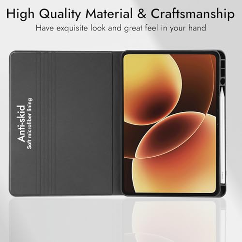 Image of Robustrion Cover for Xiaomi Pad 8 /8 Pro /Xiaomi Pad 7 /7 Pro Cover Case with [Pencil Holder], Folio Flip Cover with Tablet [Auto Sleep Wake] - Night