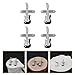 OATIPHO Creative Guitar Cuff Links for Men, 2 Pairs Stylish Decorative Fasteners, Fashion Shirt Accessories for Business and Wedding Wear