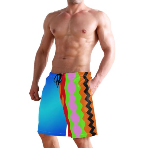 Short de bain avec compression de 20,3 cm 22,9 cm long extensible pour surf rétro - 6