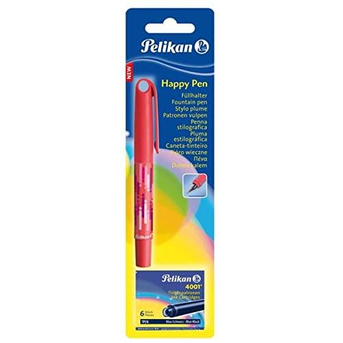 Penna Stilografica Pelikan Happy Pen - Con 6 Cartucce Inchiostro Cancellabile - Foto 3