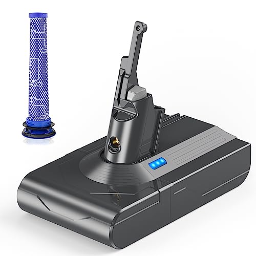 バッテリー付き　SV10K v8 fluffy+ ダイソン ハンディ　赤　掃除機 Dyson V8 Slim™ Fluffy Black (SV10K EXT BK) | 掃除機