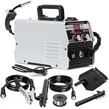 3-in-1 IGBT Inverter Welder | MIG Welder 110V/220V Dual Voltage,Portable Gasless Welder LED Digital Display MIG Welder, TIG MIG Welding Machine, Gasless MIG Welder