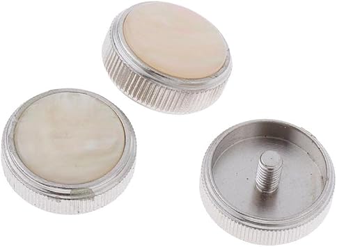 Pack Of Three Euphonium Brass Wind Musical Instrumental Parts Valve Buttons