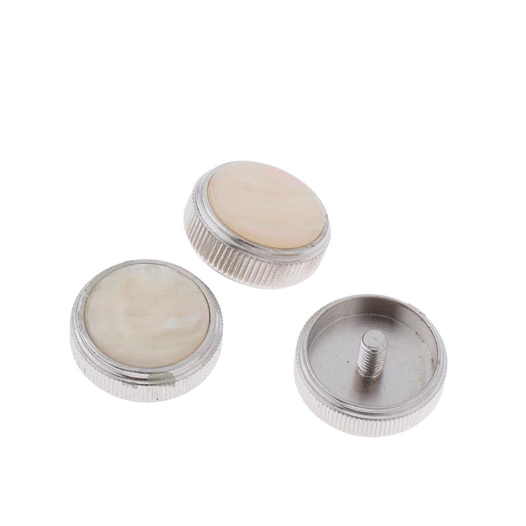 Pièces de Réparation de Boutons de Valve Euphonium Set de 3 Instruments à Vent En Laiton