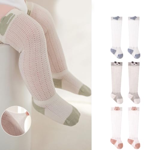 Toddler Socks, 1 Pair Length Socks Soft & Breathable Baby Thin Sock Stockings for Outdoor Activity Family Gatherings2