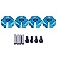 Tbest Radmitnehmer 12 Mm, Radnabenadapter Für Hsp 1/10 Scale Rc Car 1/10 Radmitnehmer Modellbau Spurverbreiterung(5Mm-Blau) Rc Radmitnehmer 12Mm
