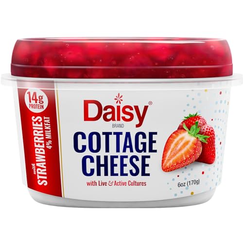 Daisy Brand Strawberry Single 4% Cottage Cheese, 6.0 Oz
