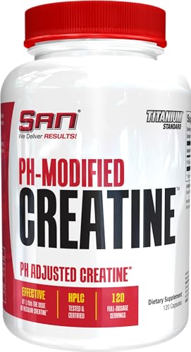 PH Modified Creatine – Buffered Formula for Enhanced Muscle Strength and Performance, 120 Servings
