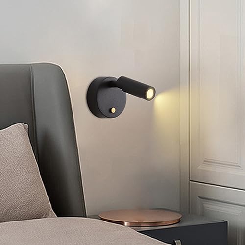 Iluminación de pared para interiores LED articulada con cargador USB para dormitorio 6