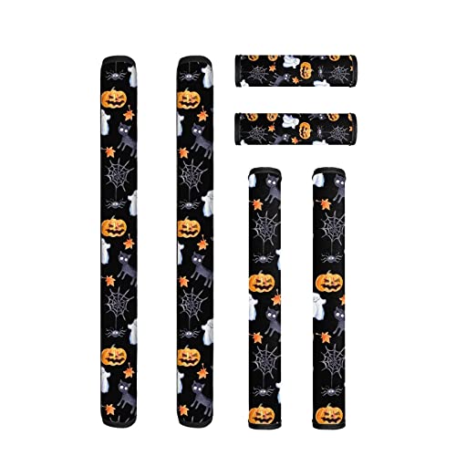 NETILGEN 6 PCS Halloween Refrigerator Door Handle Covers, Kitchen Appliance