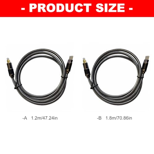 Câble type C fibre optique numérique 120cm pour audio HiFi - 4