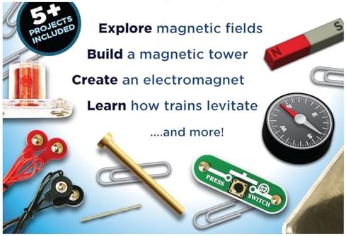 Snap Circuits Magnet Fun Lab | STEM Toy | Boys and Girls Science | 8+ Years - 2