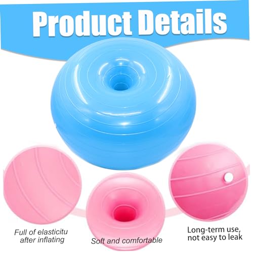 Pelota de ejercicio entrenamiento de equilibrio donut de 20 pulgadas inflable 4