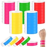 NACHLYNN 500 pulseras de entrada para eventos, festivales, pulseras de la amistad para niños, para fiestas y eventos