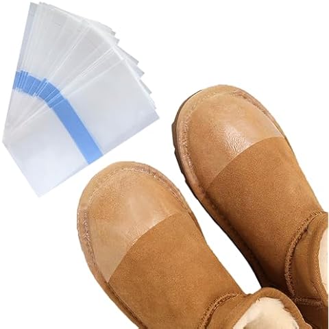 WOLAIYE Shoe Covers,Transparent Shoes Head Protector,Shoes Film Cover Disposable Clear Waterproof for Rain and Cleaning(30PCS) Cover