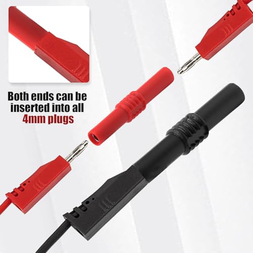 Conector Banana 4mm hembra pack 10 piezas miniatura 6